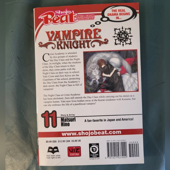 Vampire knight volume 11 by Matsuri Hino. - Picture 2 of 2